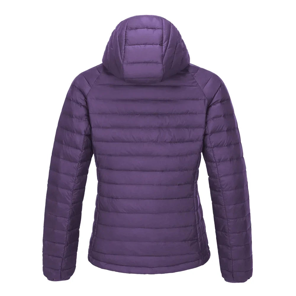 GOLDEN CAMEL Women's Down Jacket Hooded Winter Light Weight Short Puffer Coats Packable Warm Windproof Jacket for Women Clothes