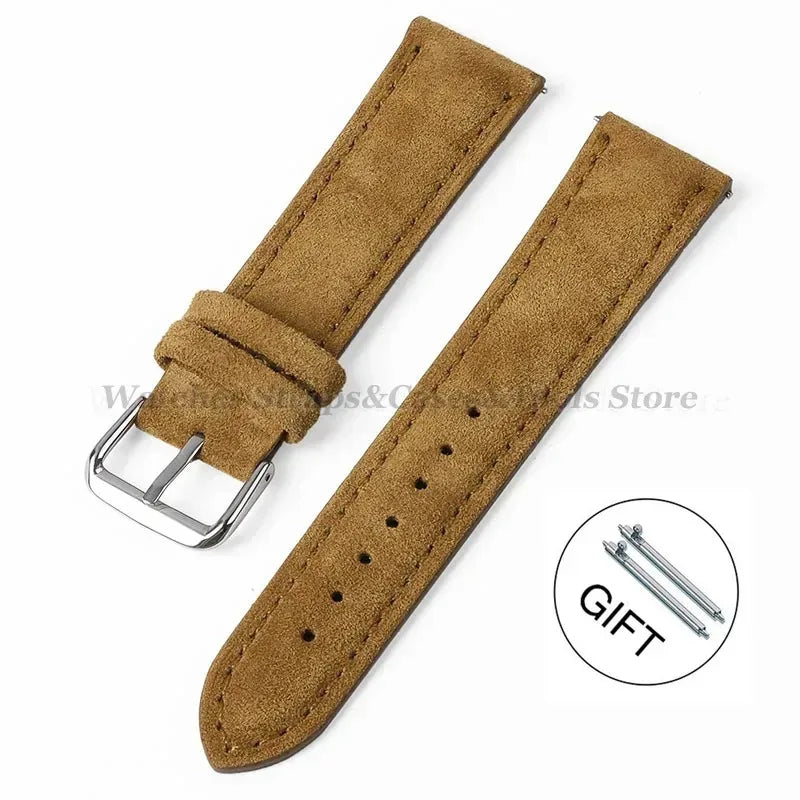 COROS PACE & APEX Suede Leather Band with Tonal Stitching