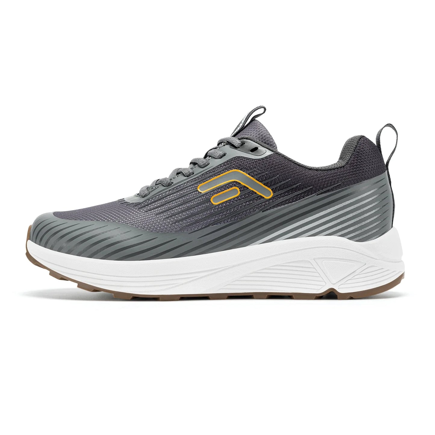 Fittington Men’s Sports Shoes Extra Wide Trail Running Shoes for Men Non-slip Men Sneakers Cushioning Hiking Shoes Support Arch