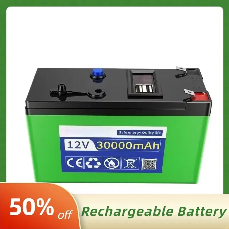 12V 30000mah Rechargeable Li-Polymer Battery Pack for Agricultural