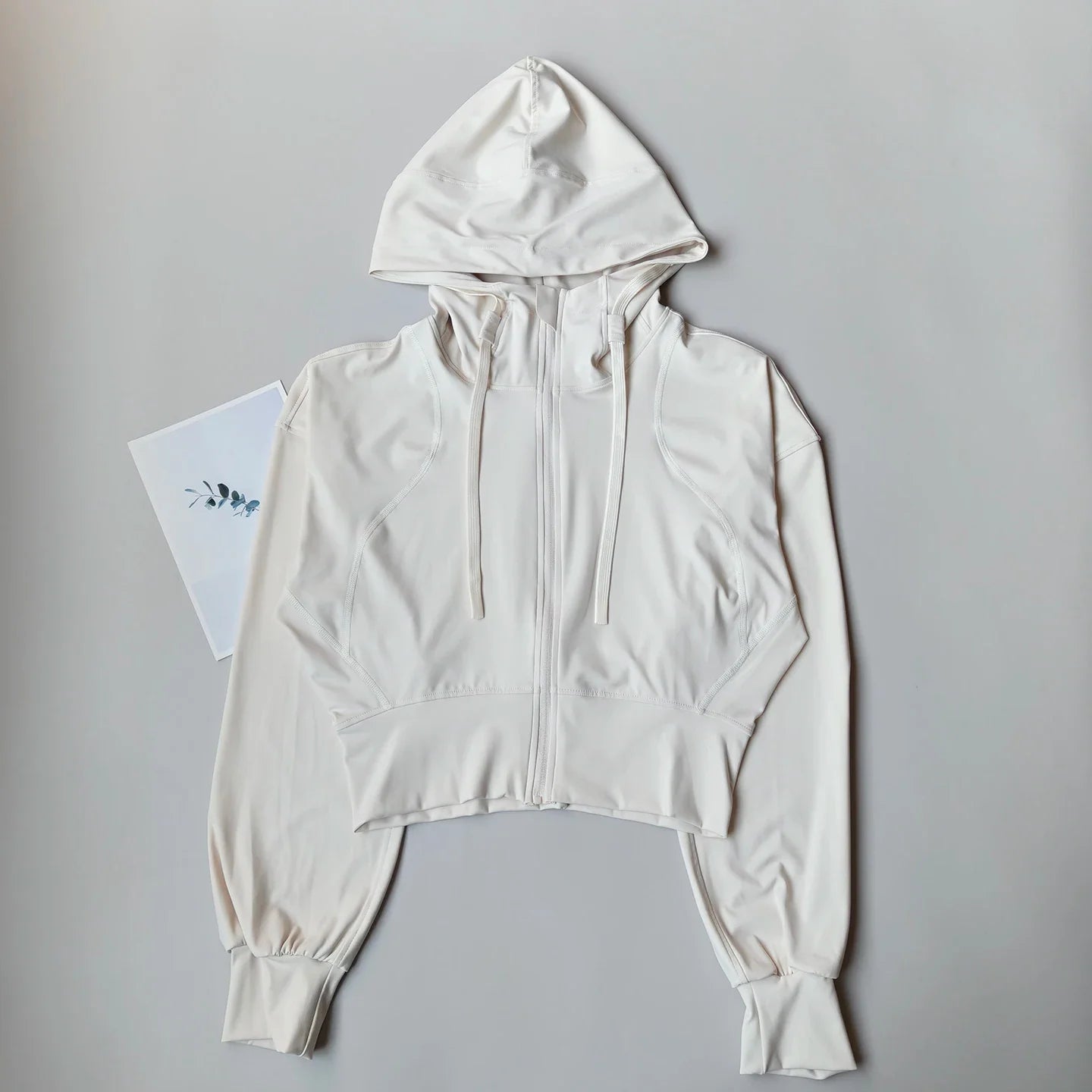 Women's Hooded Running Jacket Cycling Coat Yoga Jogging Shirt Tights Outdoor Sports Gym Clothing Running Wear Sportswear