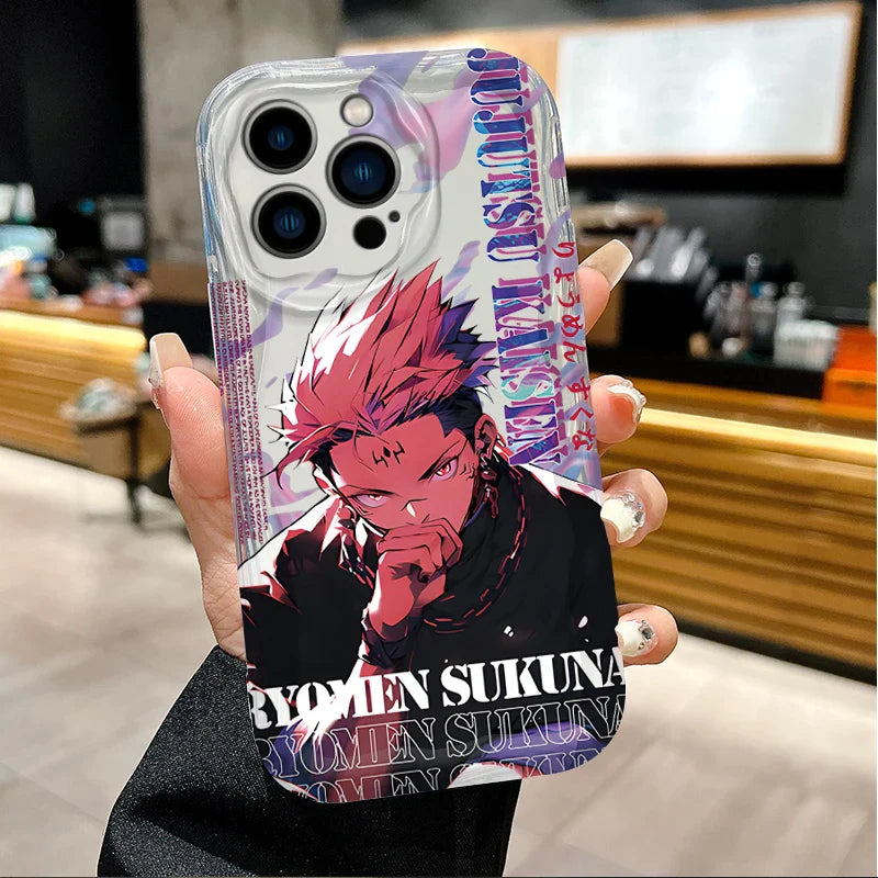 Funda de teléfono de onda suave Jujutsu Kaisen Gojo Satoru para iPhone