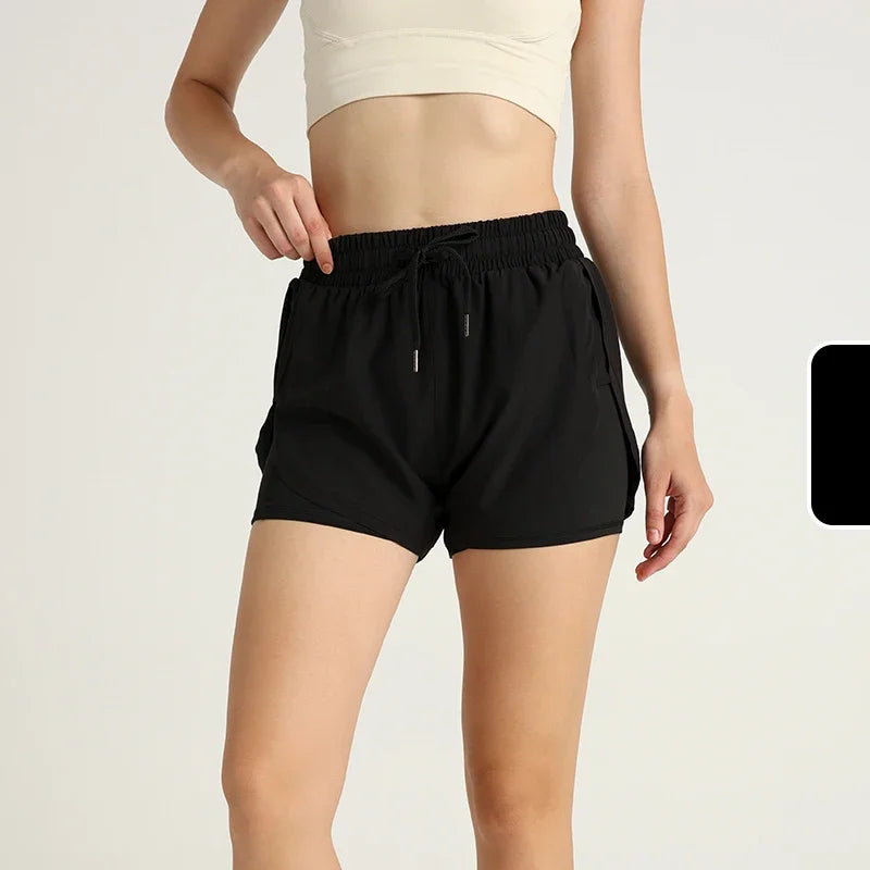 Lightweight High Waisted Yoga Shorts for Women