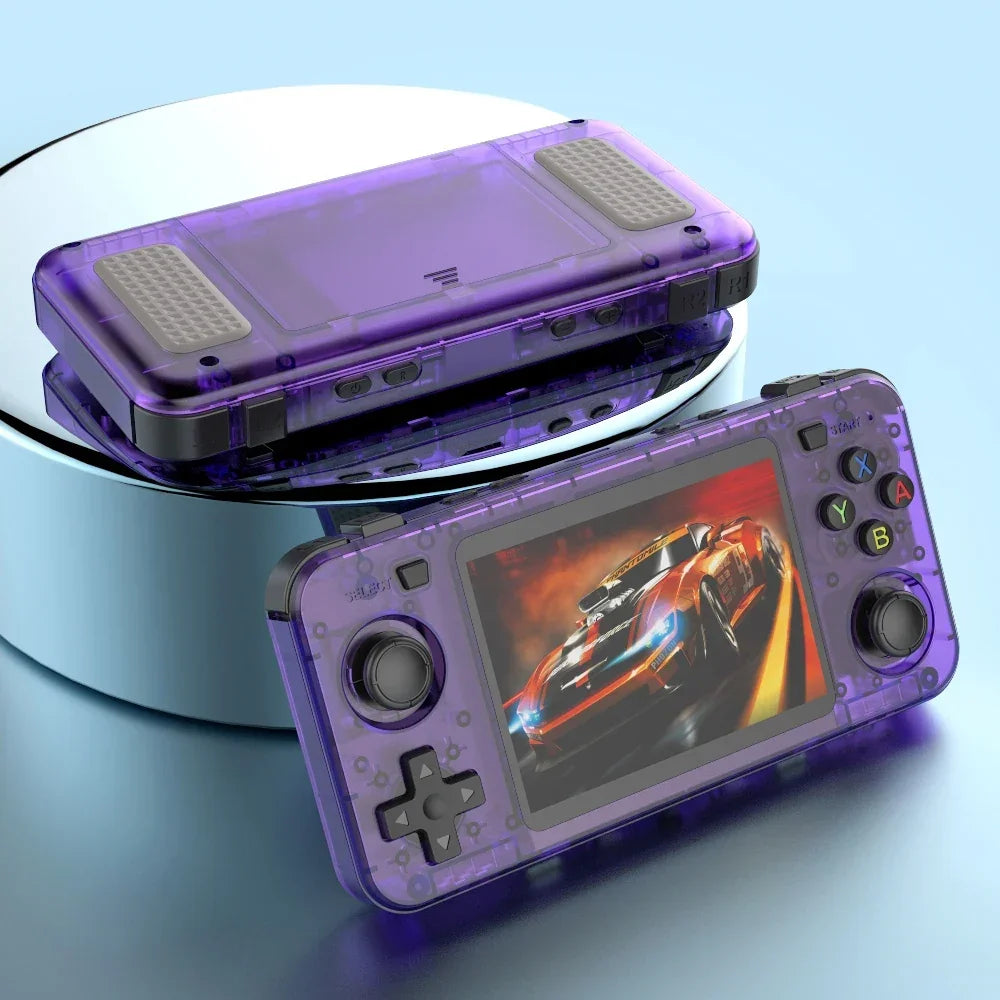 15000+ Ready Games! 3.5" IPS Retro Handheld Console RK3326, 3000mAh Long Play original ARKOS Blue R36H 64GB 128GB