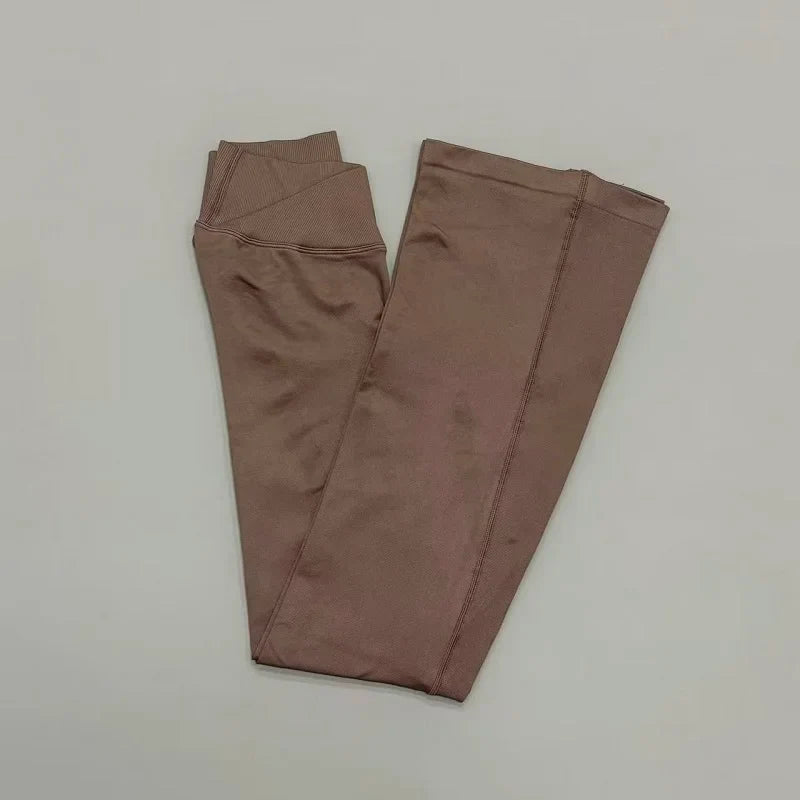 HISTELLO Seamless Flare Yoga Leggings