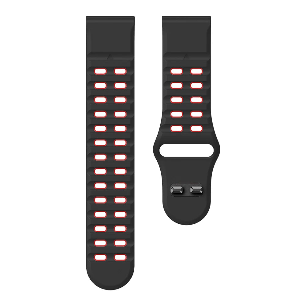 Garmin QuickFit 22/26mm Perforated Silicone Band with Tuck Closure