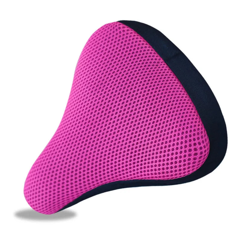 Soft, Breathable Bike Seat: 3D Silicone Cushion
