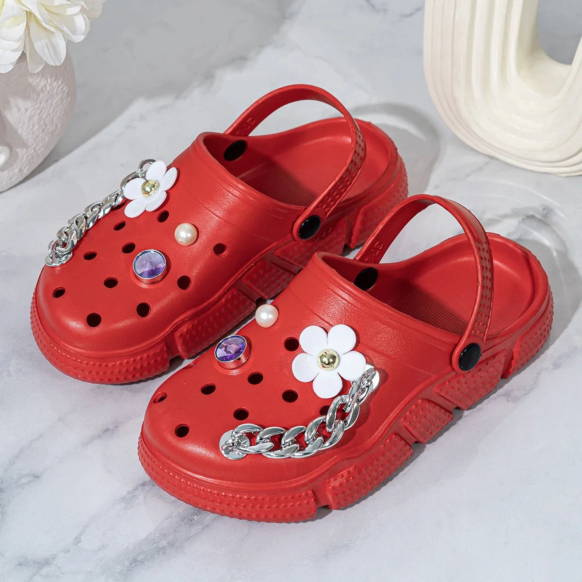 Lightweight Clog and Mules, EVA Garden Shoes, Non-Slip Sandals, Comfortable Slip-On Shoes for Indoor Outdoor, Beach Slippers 888