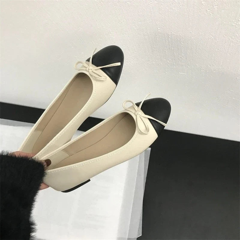 2026 New Spring Butterfly-knot Women Loafer Elegant Mix Colors Slip On Shoes Laides Comfort Soft Sole Ballet Flats Single Shoes