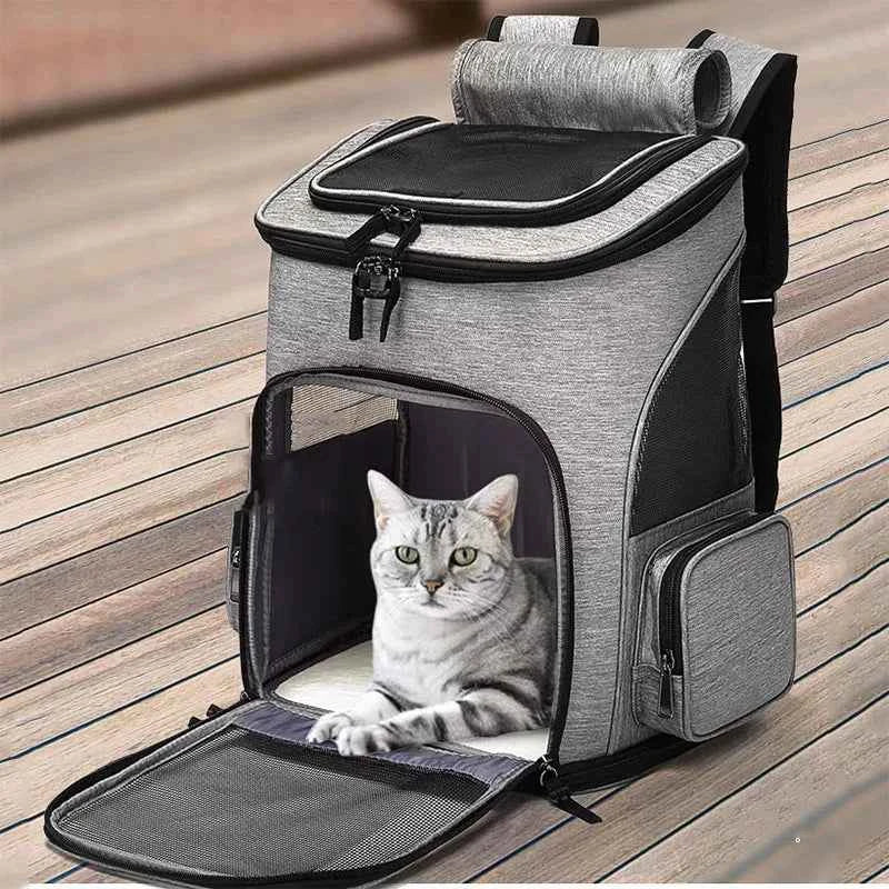 Mochila transportadora expandible para mascotas - Bolsa de viaje