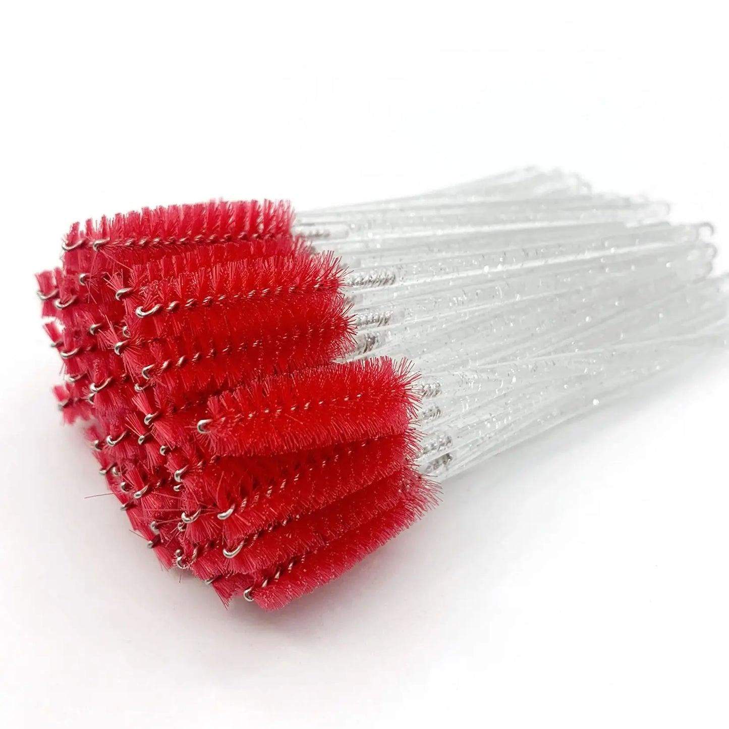 Disposable Eyelashes Brushes Crystal Diamond Handle Lash Brush Eyebrow Mascara Wands Eyelash Extension Supplies Makeup Tools