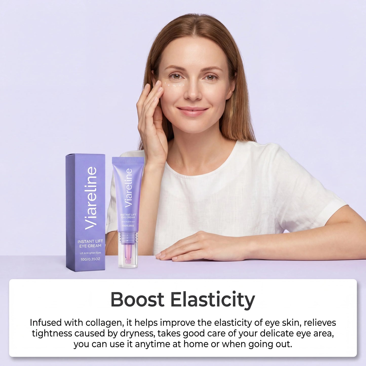 Instant Lift Eye Cream Collagen Eye Brightening Moisturizer Hydrating Under Eye Care For Dark Circles Dryness Eye Skin Care