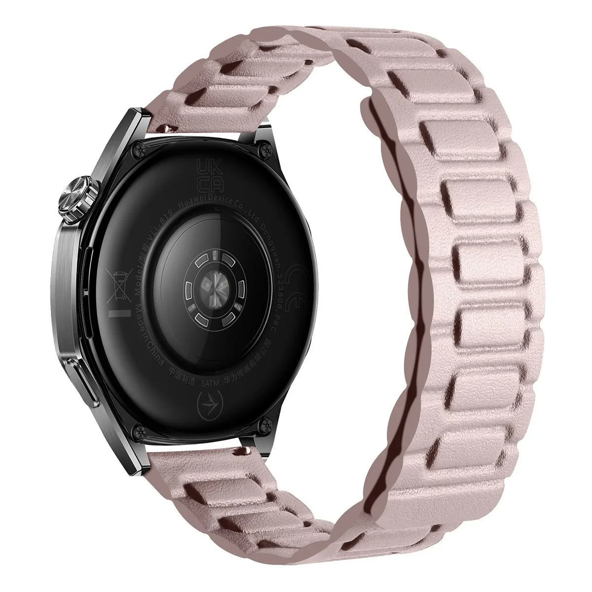 Garmin 18/20/22mm Quick Release Magnetic Leather Link Band