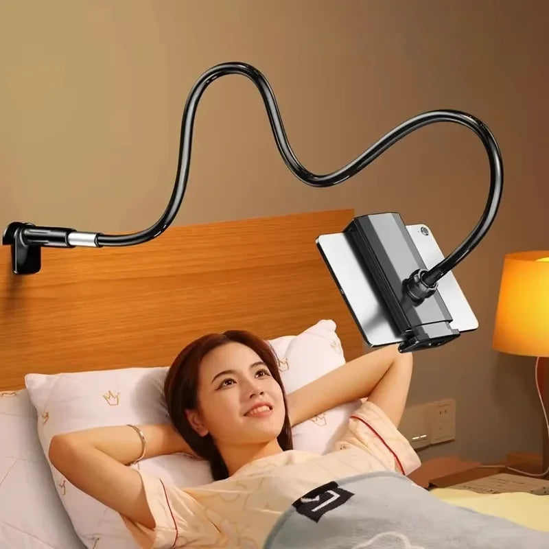 Gooseneck Tablet Holder Desk Lazy Phone Holder With Flexible Phone Clip Phone Tablet Bracket For IPad Tablet Stand Accessories