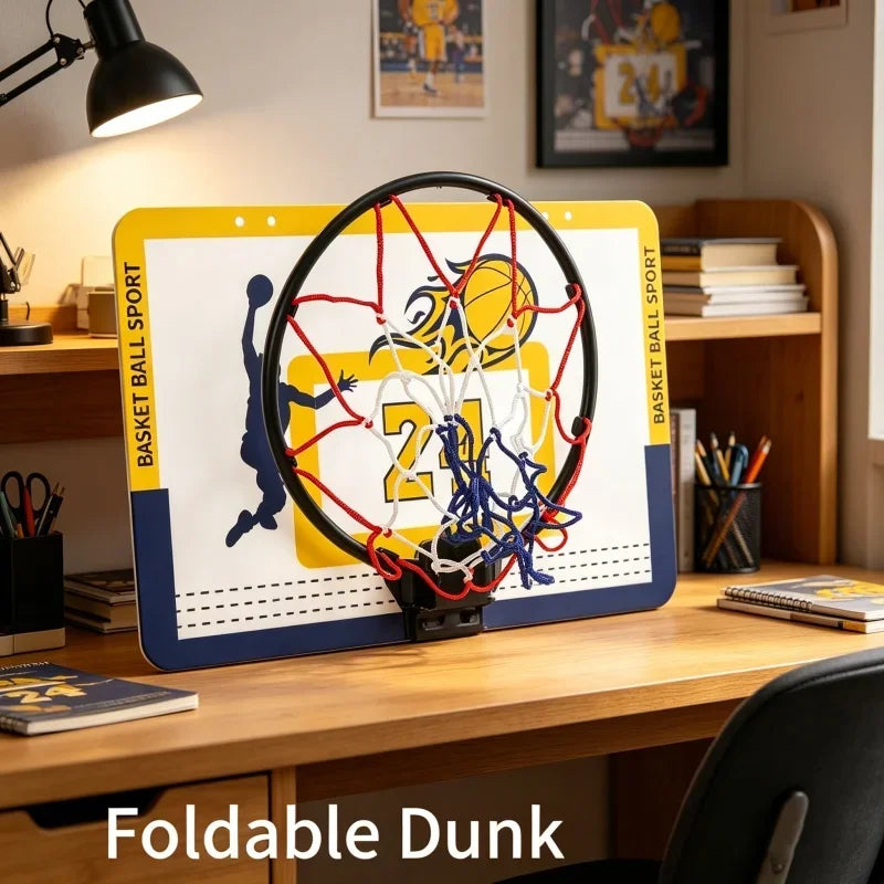 Kids Transparent Wall Hanging Basketball Hoop No Drilling Basketball Board Indoor Shooting Game Children Indoor Sports Play Toy