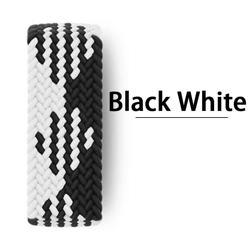 Braided Solo Loop For Apple watch Band 46mm 44mm 45mm 42mm 40mm 41mm Bracelet correa iwatch Series Ultra 2 11 10 9 SE 8 7 Strap