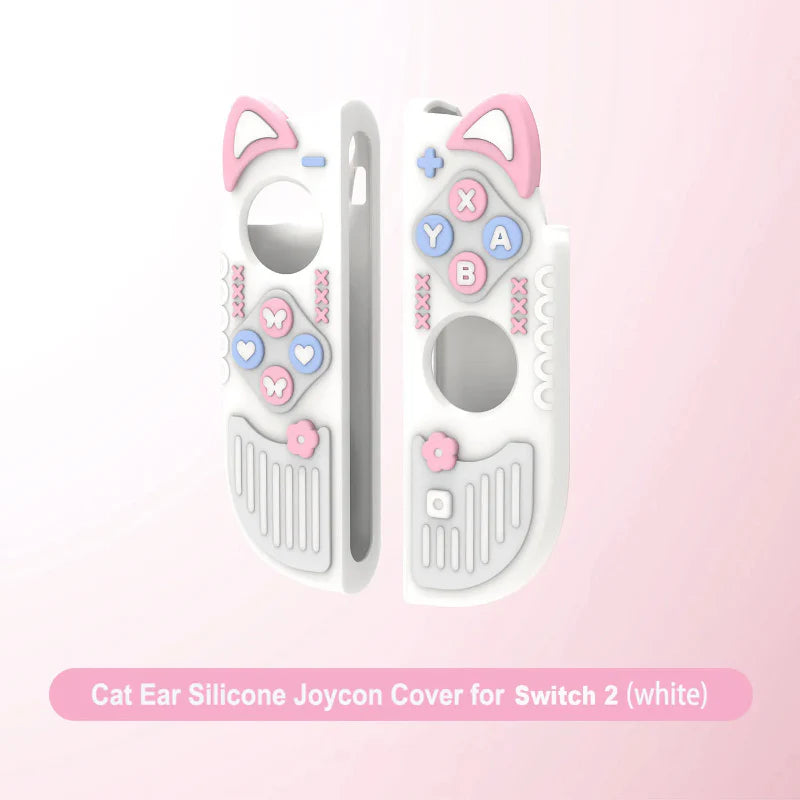 Kawaii Neko and Bows Switch Case NS/OLED/NS2