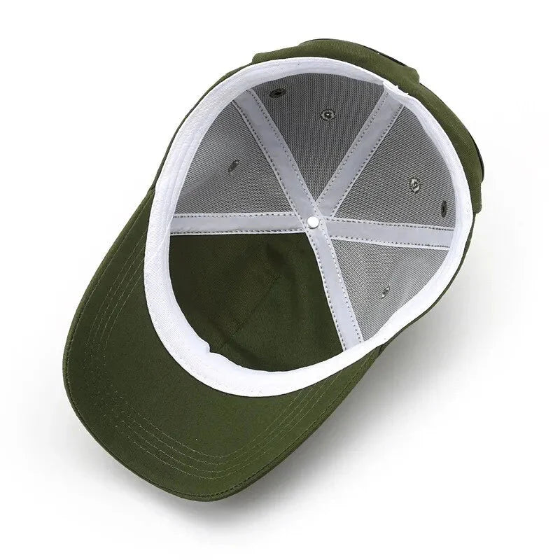 Gorra de béisbol de aviador – Gorra de verano unisex con gafas de sol incorporadas