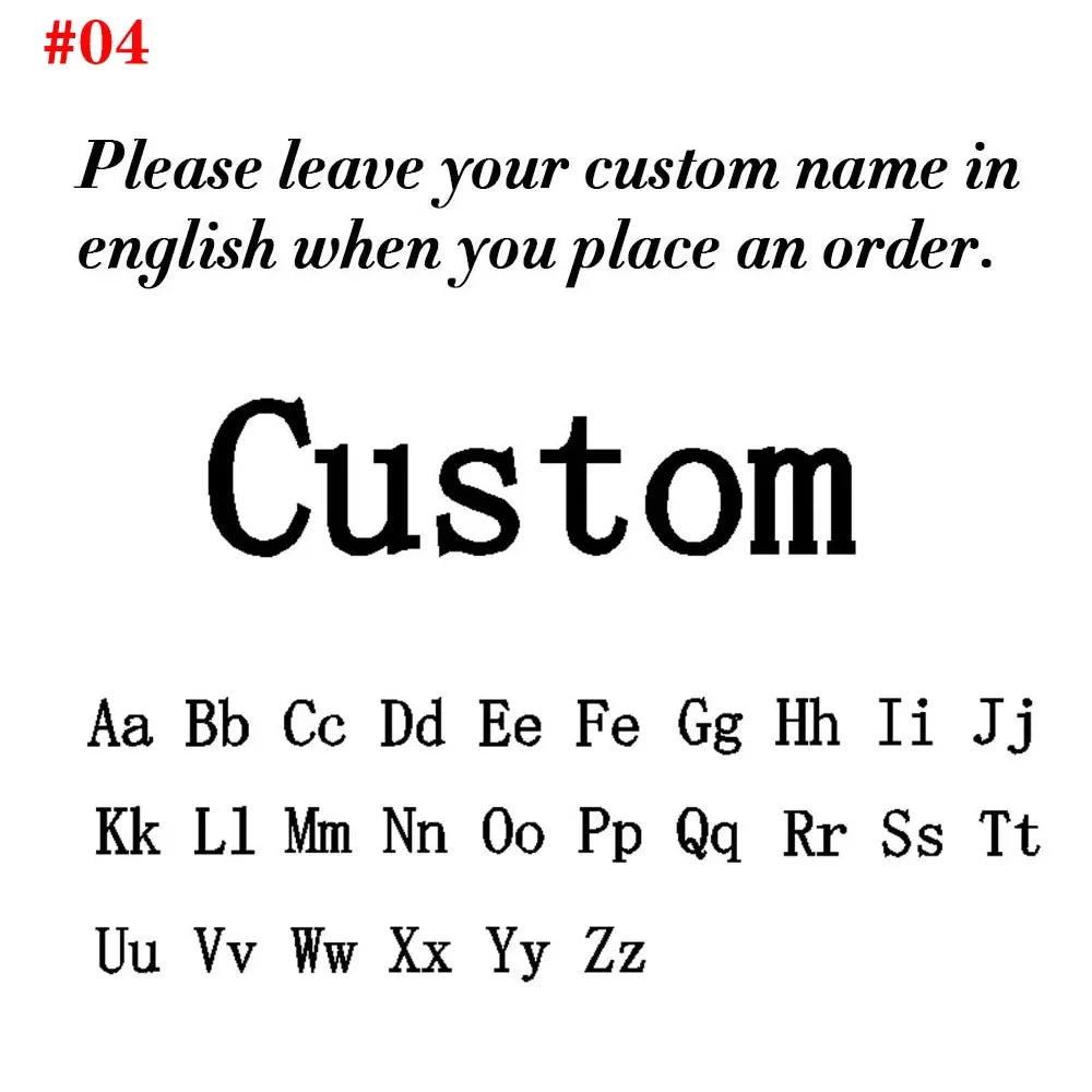 12MM Men' Gothic Rings Personalized Old English Hip-Hop Name Ring