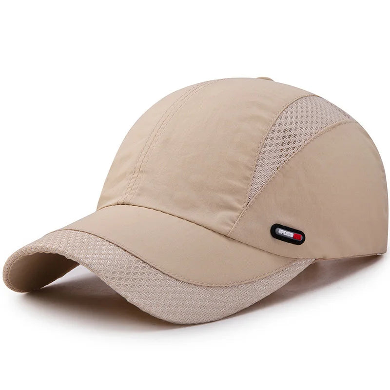 Gorra de béisbol versátil para ropa deportiva