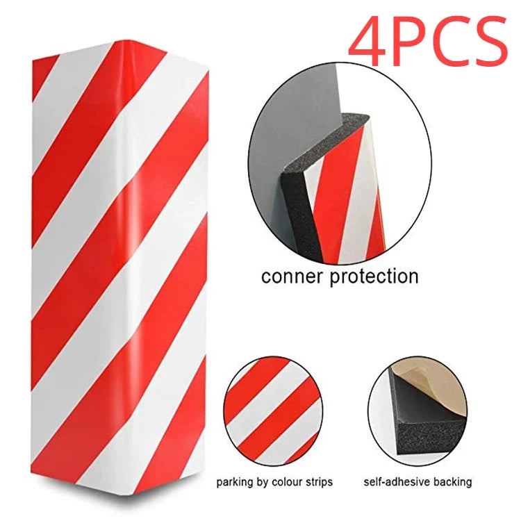 Car Foam Warning Signs Bumper Door Protection Exterior Anti-stick Scratch-resistant Parking Protector Car Door Garage  1/2/4PCS