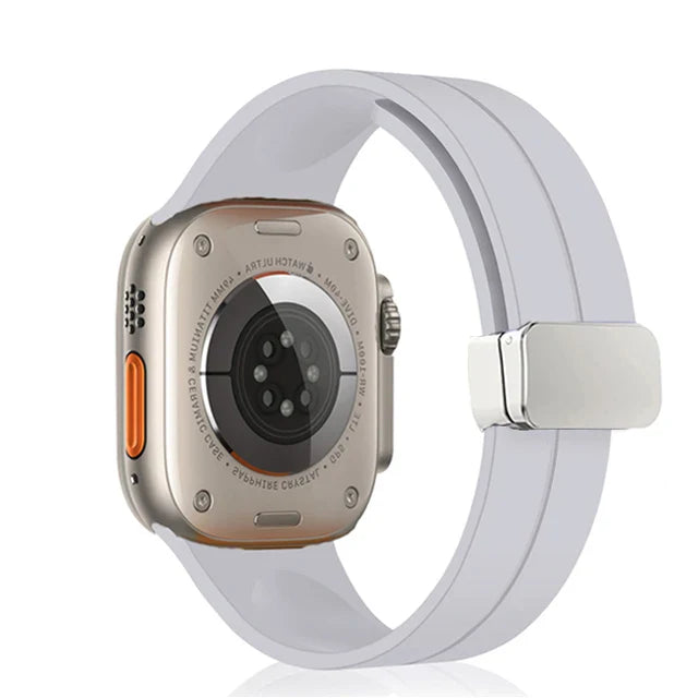 Magnetic Strap For Apple watch ultra 2 band 49mm Silicone Bracelet iWatch Series 9 7 8 6 5 4 3 se 44mm 45mm 40mm 41mm 42mm 38mm