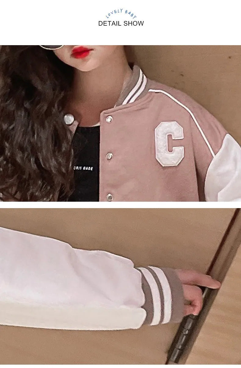 Baseball Jacket and Skirt Set for Teens
