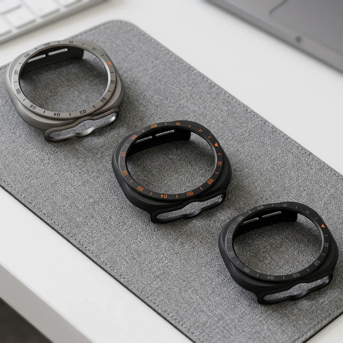 Samsung Galaxy Watch Ultra & Ultra 2 Bezel Case, Open or Glass Front