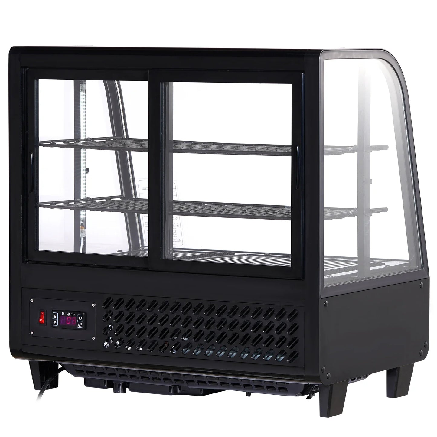 SucceBuy Countertop Refrigerated Display Case Pastry With LED Lighting