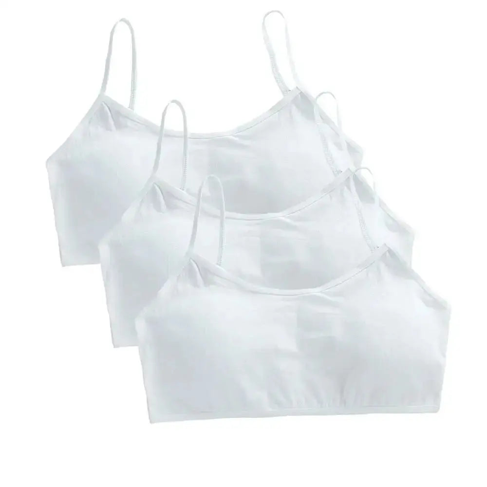 Girls Breathable Cotton Bras