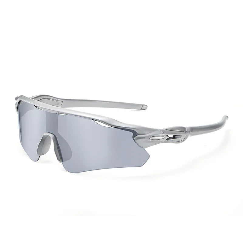 Cycling Sunglasses Men UV Blocking Windproof Marathon Climbing Goggles Sports Eyewear for Outdoor Activities
