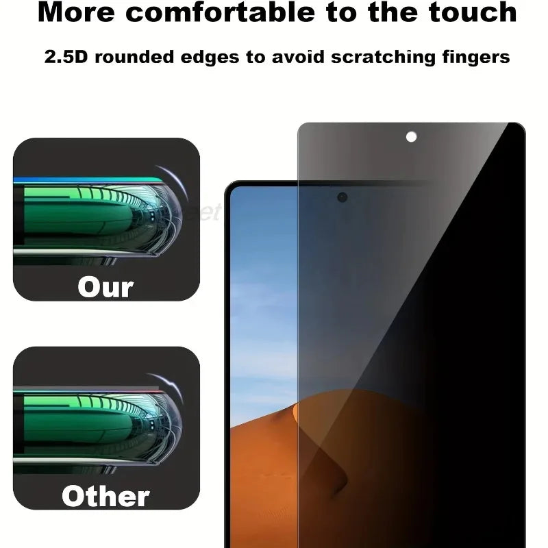 1PCS Anti-Spy Screen Protector For iPhone 17 Pro Max 16 15 14 13 12 11 X XS XR XsMax Air 6 7 8 Se Plus Privacy