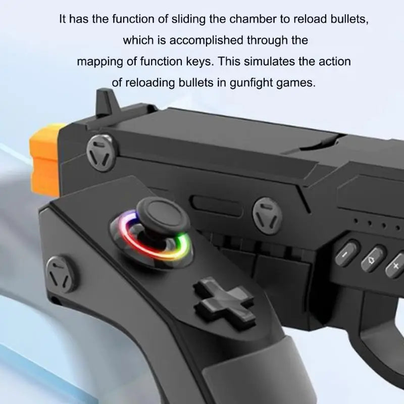 Slide Reloading Game Controller Tool Vibration Feedback Gaming Tool Mount Motions Control Gamepad Tool Upgrades for Consoles
