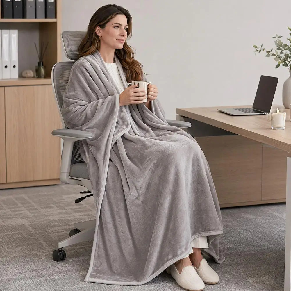 Foldable Blanket Solid Color Flannel Throw Blanket Lightweight Plush Bed Cover Soft Fuzzy Sofa Blanket for Cozy Nap Sleeping