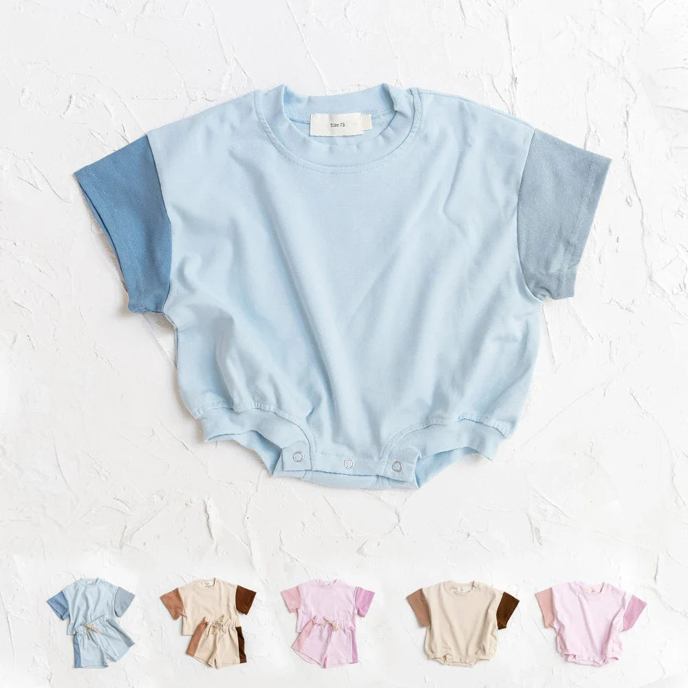 Summer Newborn Baby Boys Girls Oversized Rompers Unisex Romper for