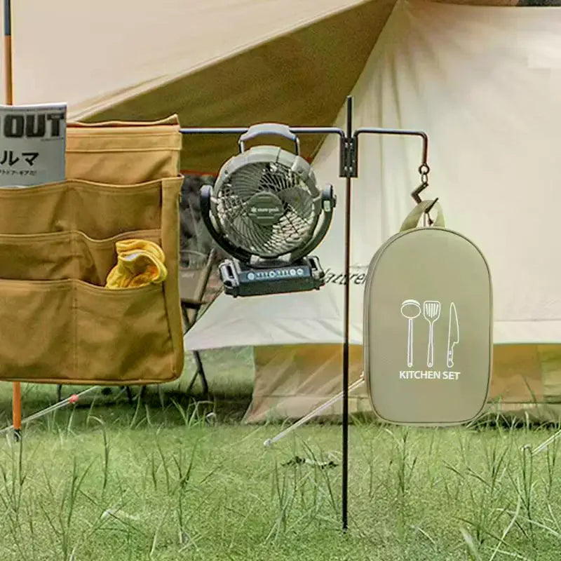 Outdoor Cooking Bag Camping Storage Bag PortableCooking Utensil Organizer Storage Pouch Picnic Bag Utensil Storage Pouch