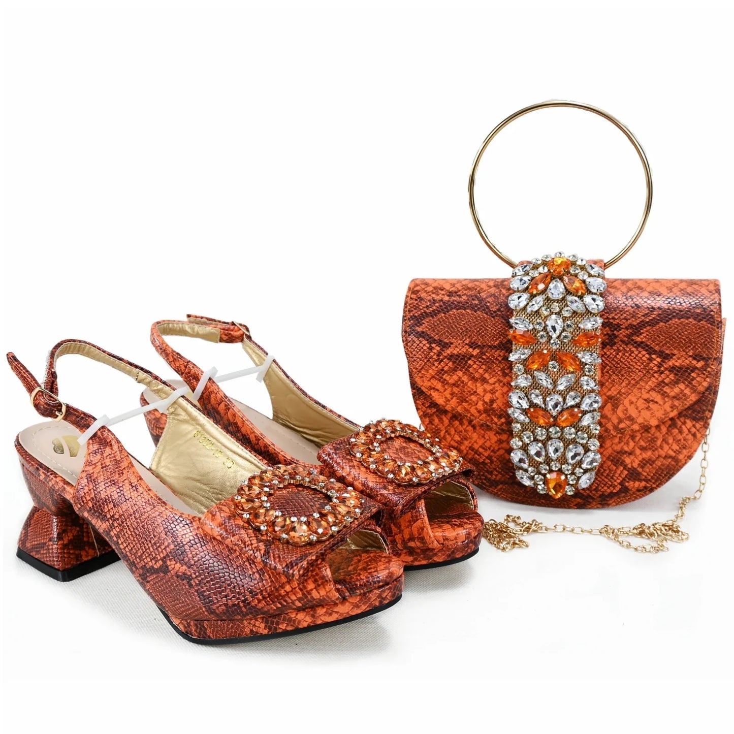 doershow Italian Shoe and Bag Set New 2024 Women Shoes and Bag Set In Italy YELLOW Italian Shoes with Matching Bag Hgv1-2