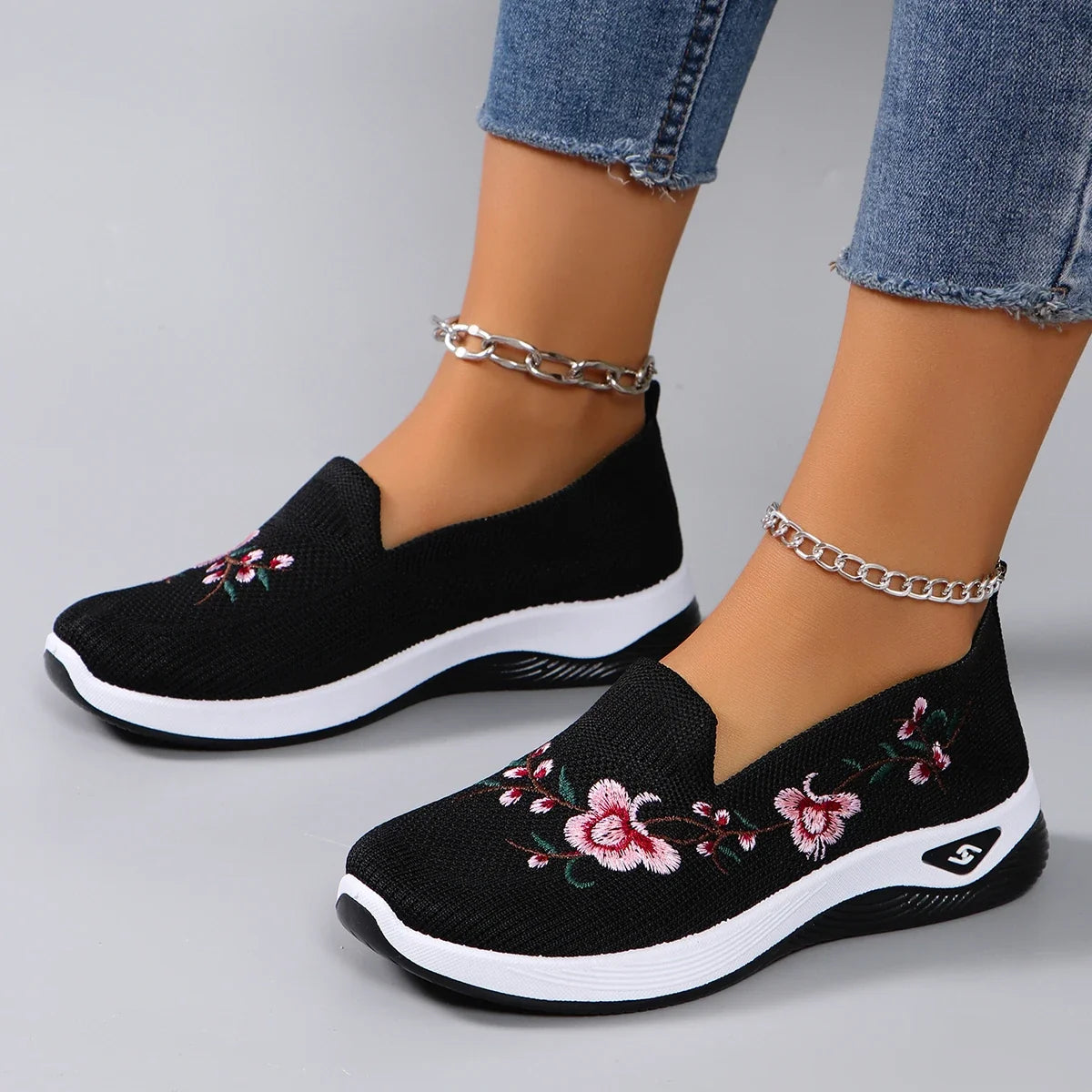 Women's summer breathable mesh flat shoes，women's shoes，casual sneakers shoes, clearance free shipping