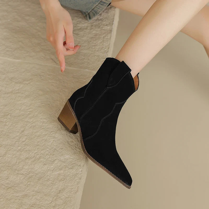 Comfortable and Trendy: Western Ankle Boots