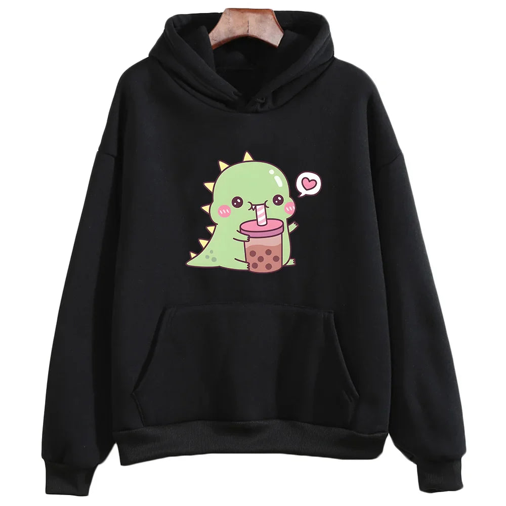Sudadera con Capucha Rexy Adora el Té de Boba