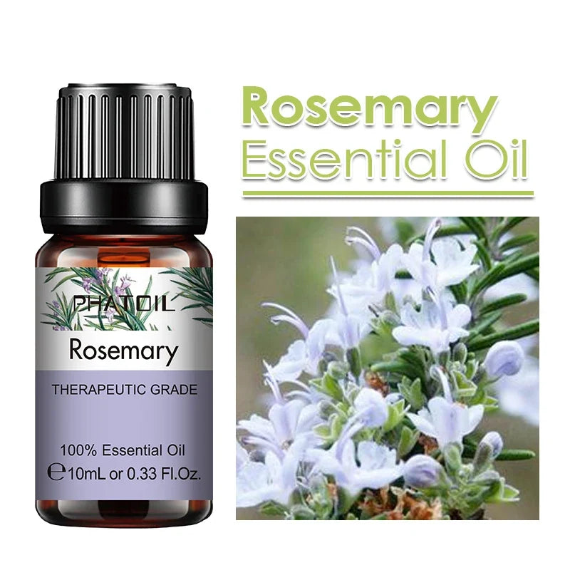 PHATOIL 10ml Ginger Essential Oil for Perfume Candles Making Spa Massage Humidifier Rose Jasmine Pine Needles Tangerine Thyme