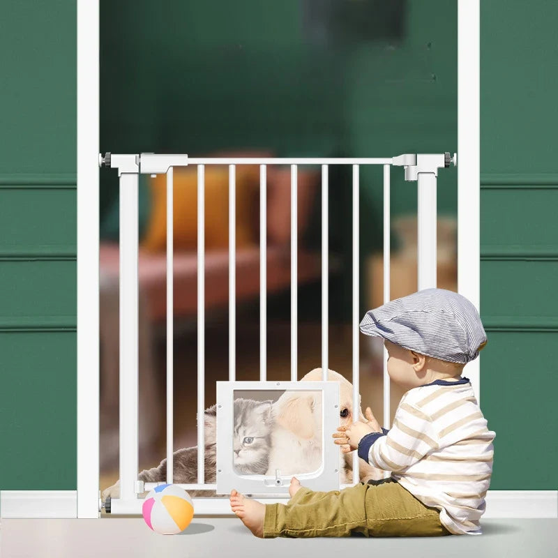 Dog Fence Portable 2-way Door Pet Fence Indoor Isolation Fence Multi Functional Household Small Medium-sized Pet Barrier Product
