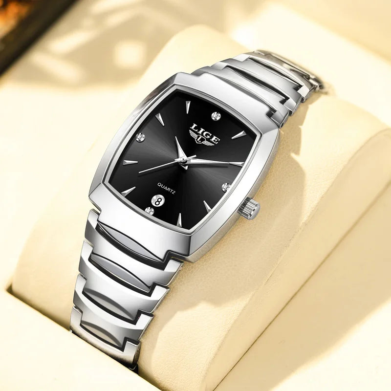 Women's Sculpted Bracelet Tonneau Quartz Watch
