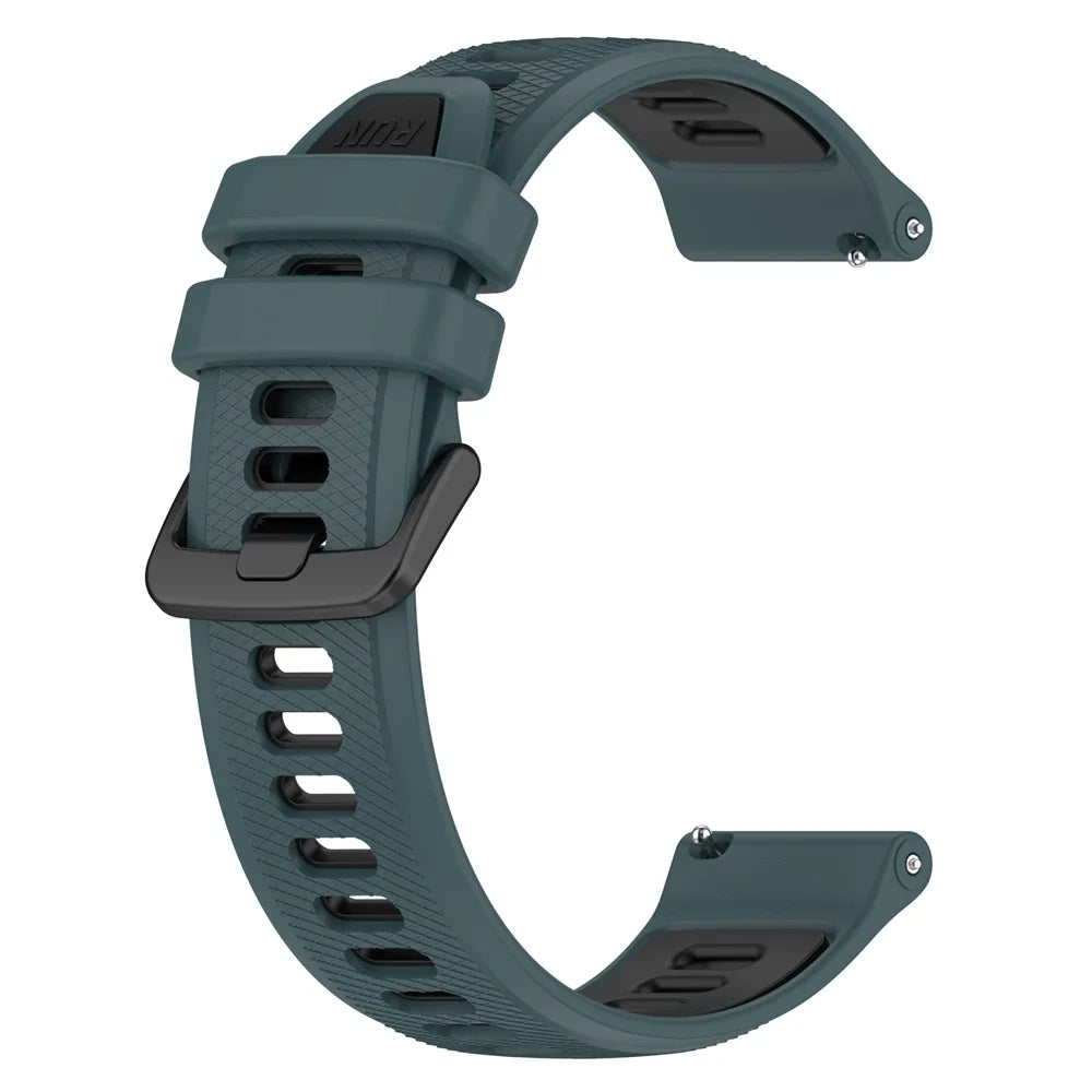 COROS PACE & APEX Textured Silicone Sport Band, Solid & Two-Tone