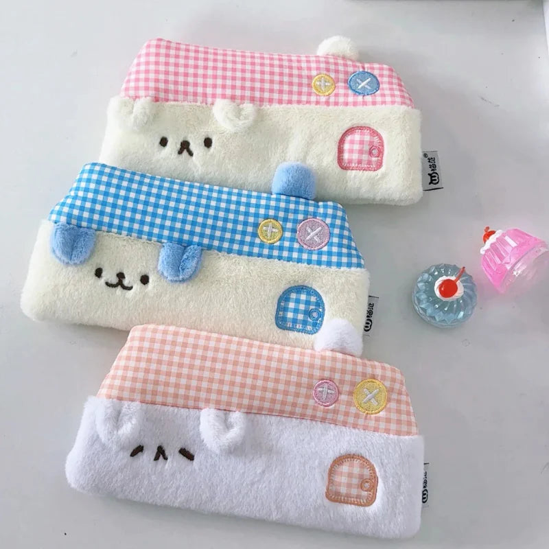 Estuche de lápices "Casa de cachorros kawaii"