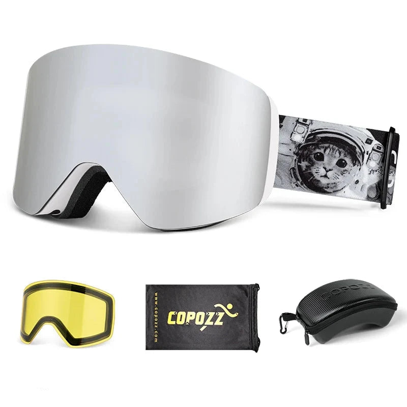 Magnetic Ski Goggles  Snowboard  Men & Women