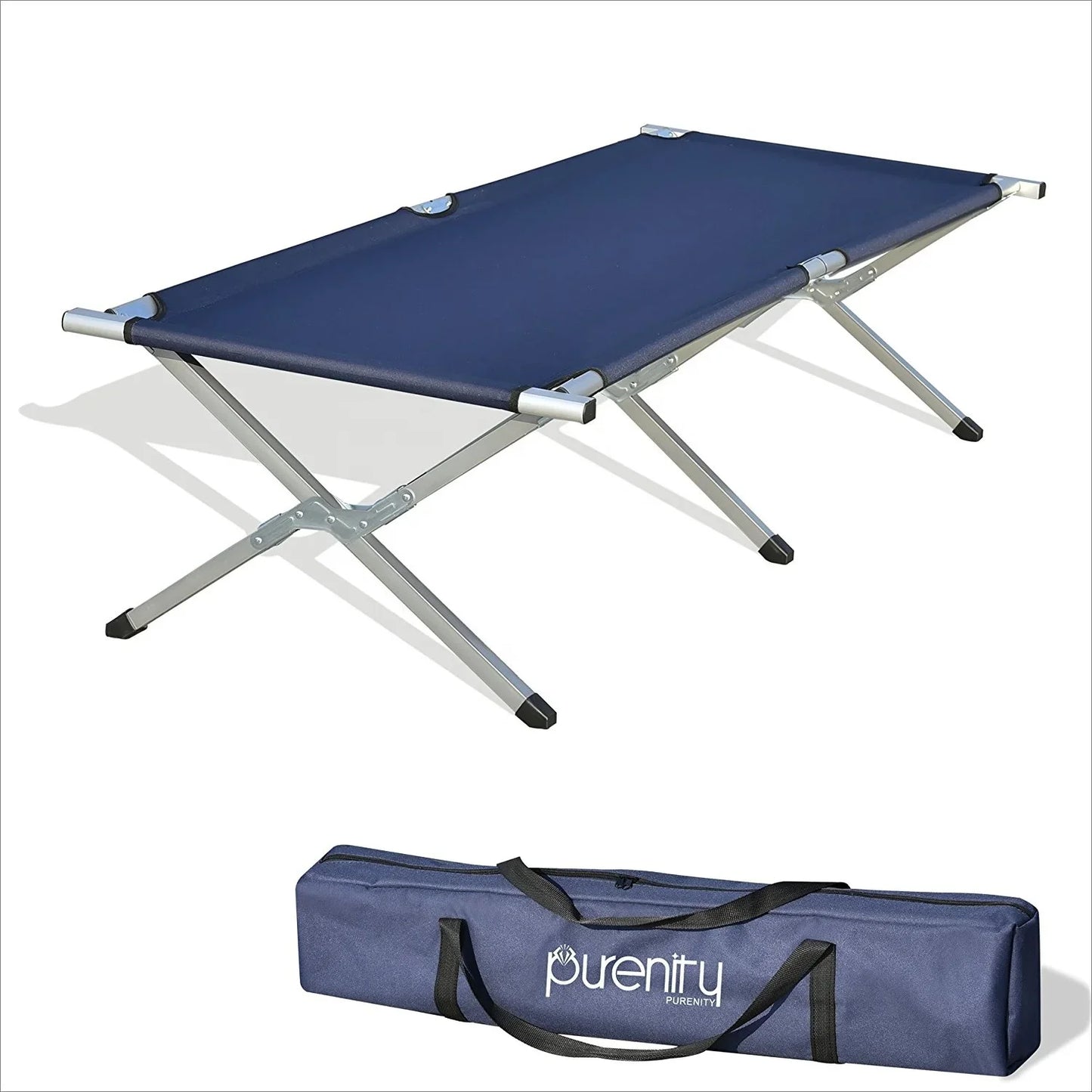 for Single Person Folding Camping Cot Bed Durable Metal Reclining Portable Foldable Camp Beds Factory Wholesale for Sale