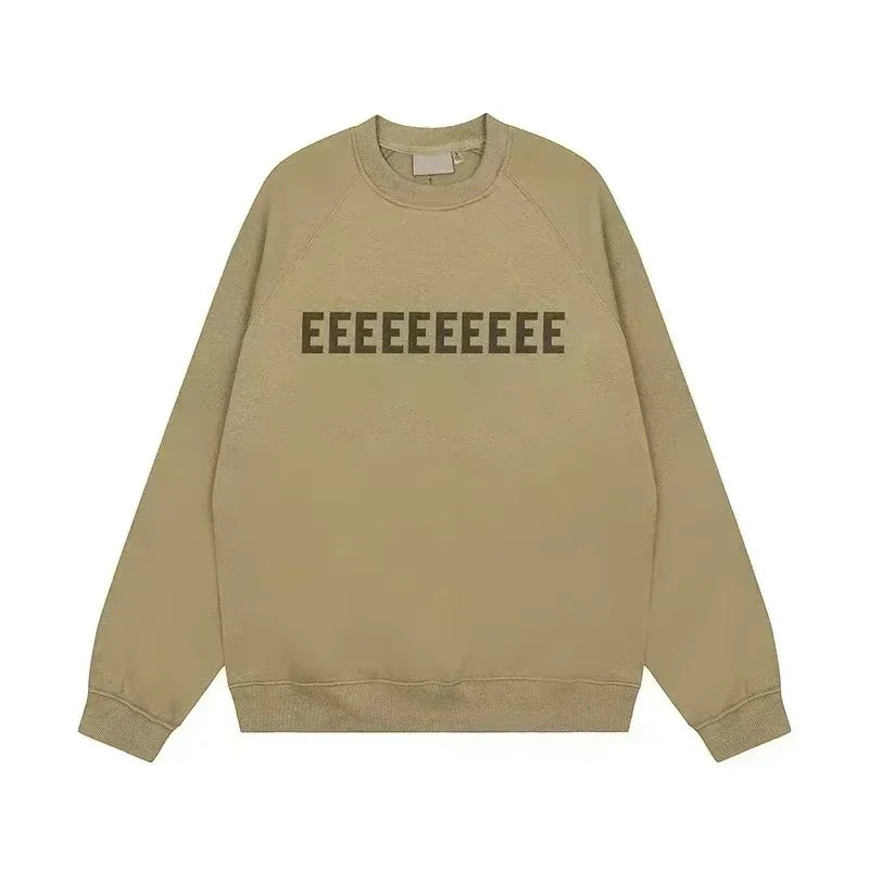 FW22 Men's Hoodies Jogging Set Luxury Design Chest Two Rows Plush Letter Hoodie Women's Loose Hoodie Fashion Unisex Pants Set
