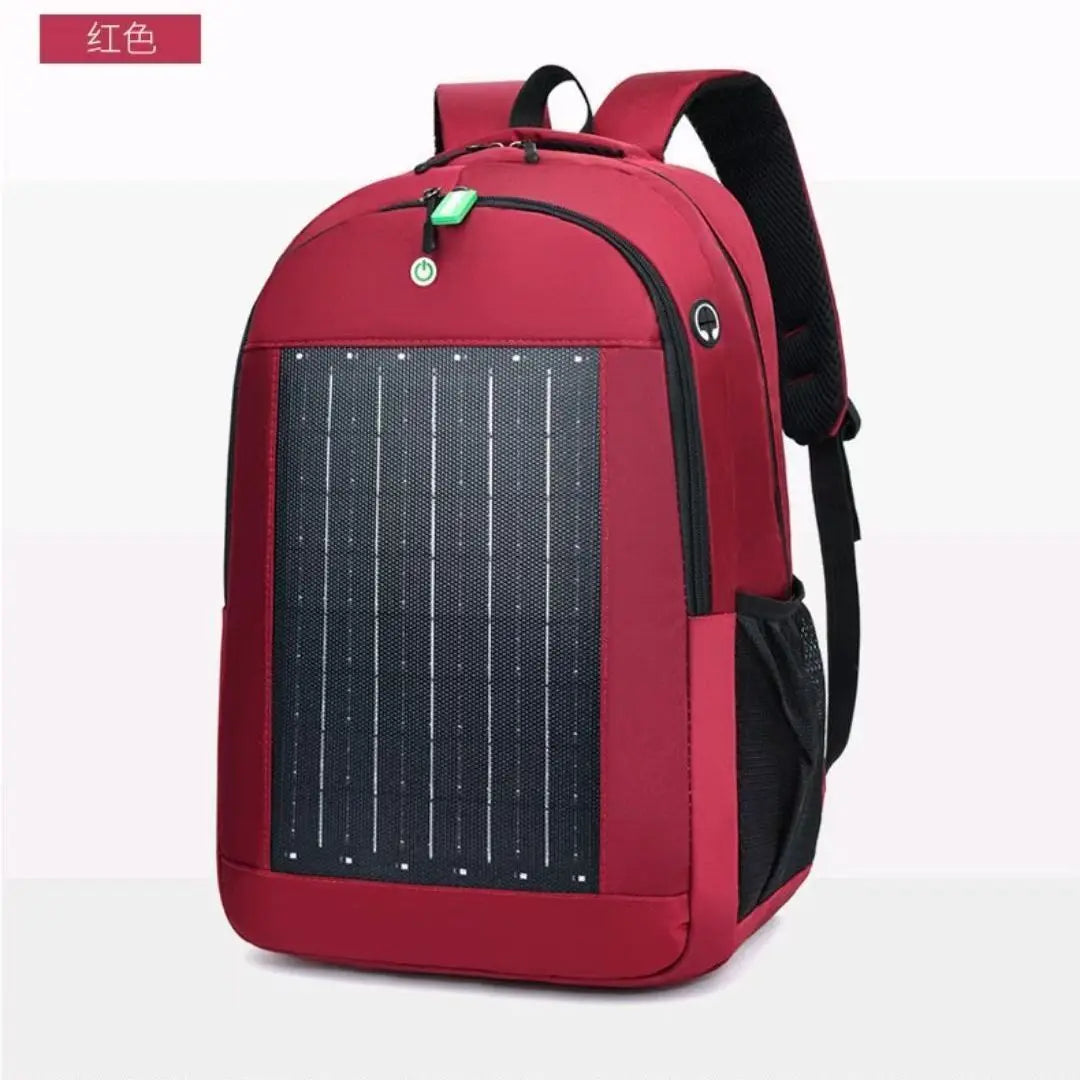 For Large Capacity Solar Backpack with Intelligent Power Generation Anti-splashing Charging Function for Business Leisure