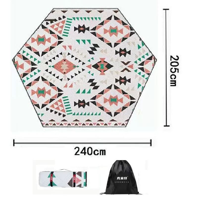 Camping Mat Outdoor Portable Ultra-light Waterproof Picnic Blanket Nature Hike Car Travel Tent Mat Beach Equipment Supplies